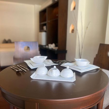 Patong Paragon Resort & Spa Sha Extra Plus Dış mekan fotoğraf A table set for breakfast at a hotel